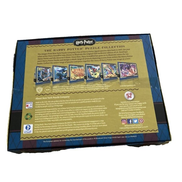 Harry Potter Diagon Alley 500 Piece Jigsaw Puzzle New York Puzzle Company - Picture 5 of 7